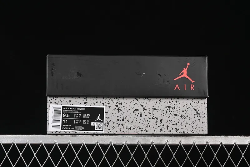 All categories Air Jordan Jordan series basketball shoes Air Jordan 4 OG version Air Jordan 4 Retro "White Cement" AJ4 Joe 4 new white cement FV5029-100